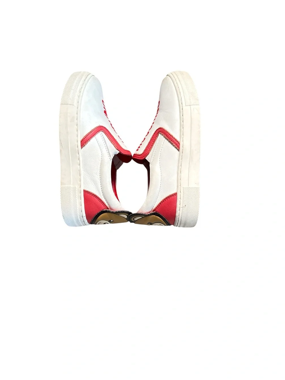 Moschino  sz 29 Teddy Leather Slip-On Sneakers